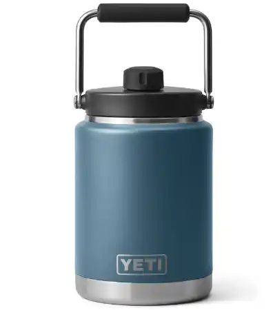 YETI（イエティ）のRambler ハーフガロンジャグは、複数の色で提供されています。具体的な色の種類については、商品の販売ページで確認することができます。ただし、大谷翔平選手が使用していたのは限定色の「ノルディックブルー（Nordic Blue）」