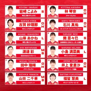 2024年度 バレーボール女子日本代表